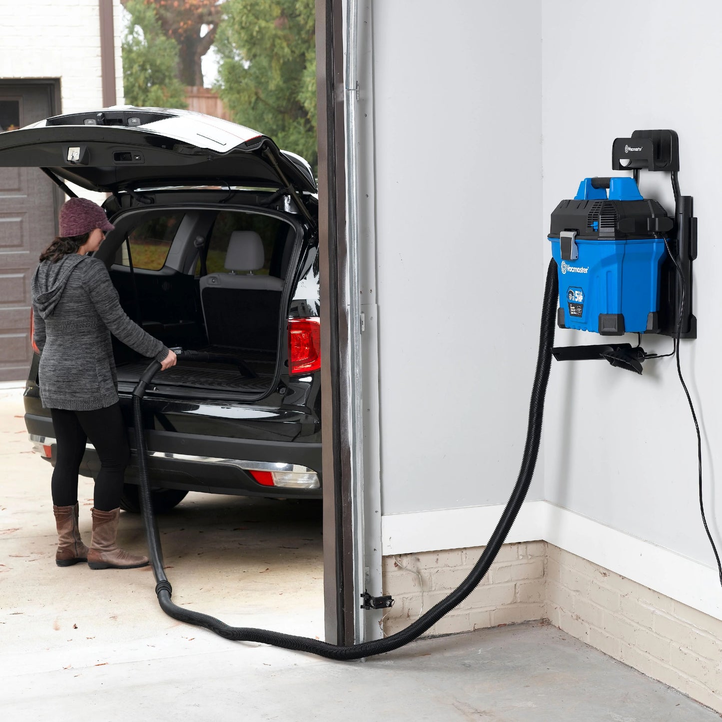 Vacumaster 5 Gallon Remote Control Wall Mount Wet/Dry Vacuum Tank
