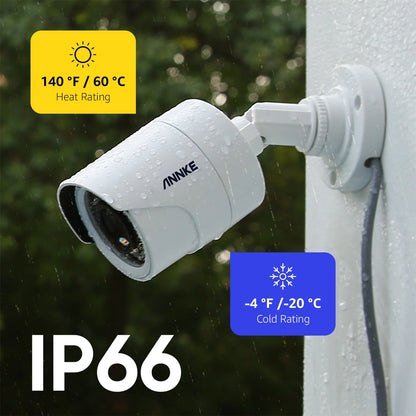 ANNKE 3K Lite Wired Security Camera System with AI Human/Vehicle Detection, H.265+ 8CH Surveillance DVR with 1TB Hard Drive and 8 x 1080p HD Outdoor CCTV Camera, 100 ft Night Vision, Remote Access