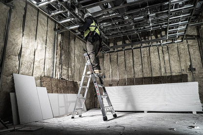 Little Giant Ladder Systems King Kombo 6'-10' Aluminum 3-in-1 Combo Ladder, Type 1A - 300 lbs. Rated