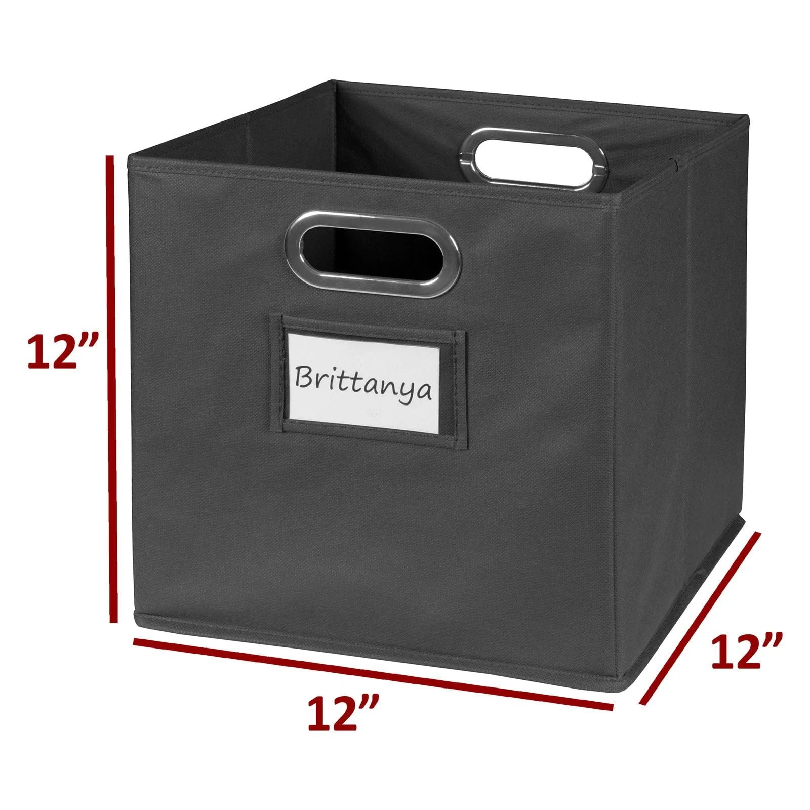 Niche PC6PKWH3TOTETL Cubo Storage Set with 6 Cubes & 3 Canvas Bins, White Wood Grain & Teal