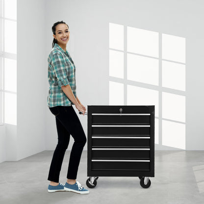 Tool Chest New 5 Drawer Rolling Tool Box 24.25" x 12.99"
