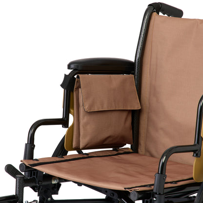 Medline K3 Wheelchair with 2 Storage Bags