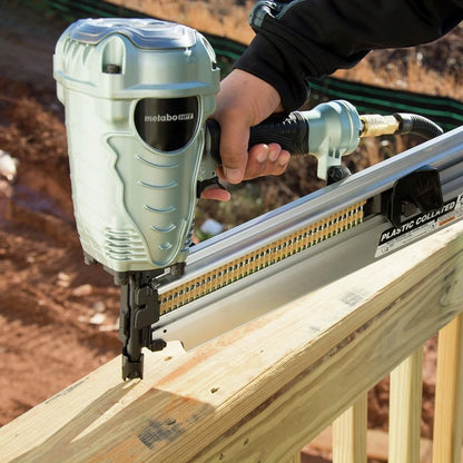 Metabo HPT Framing Nailer, Pro Preferred Brand of Pneumatic Nailers, 21 Degree Magazine, Accepts 2-Inch to 3-1/2-Inch Plastic Collated Nails, Ideal for Framing, Flooring, & Roof Decking, NR90AES1