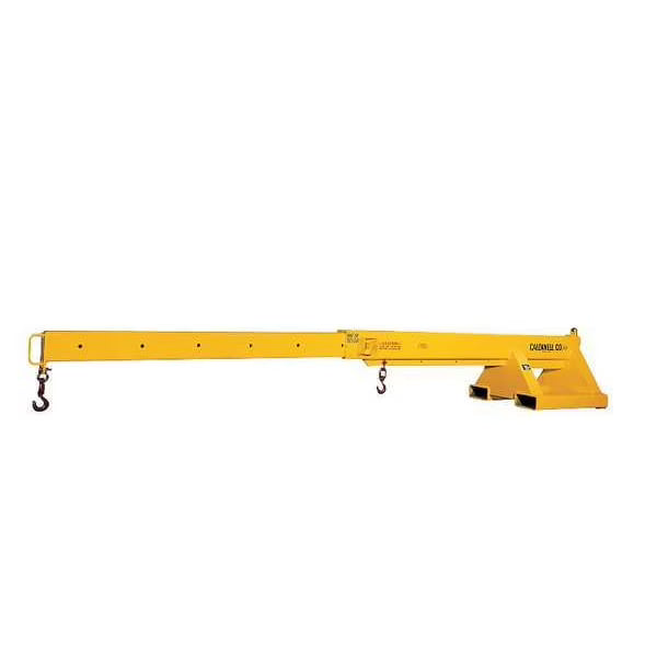 Caldwell Forklift Boom,22" W,8,000 lb,Yellow FB-80