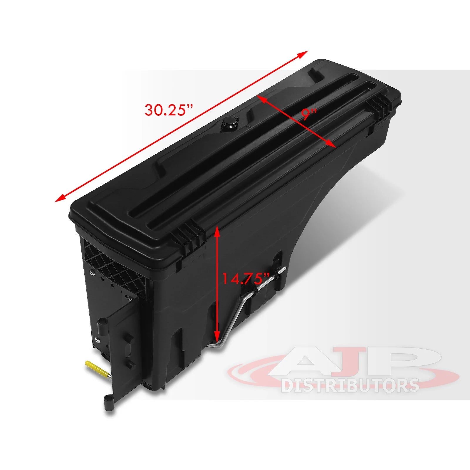 For 2002-2020 Dodge Ram 1500 2500 3500 (2-Piece) Rear Truck Bed Wheel Well Storage Case Tool Box Pair w/Lock+Key Set - Fleetside 03 04 05 06 07 08 09 10