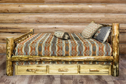 Glacier Country Collection Queen Bed w/Storage