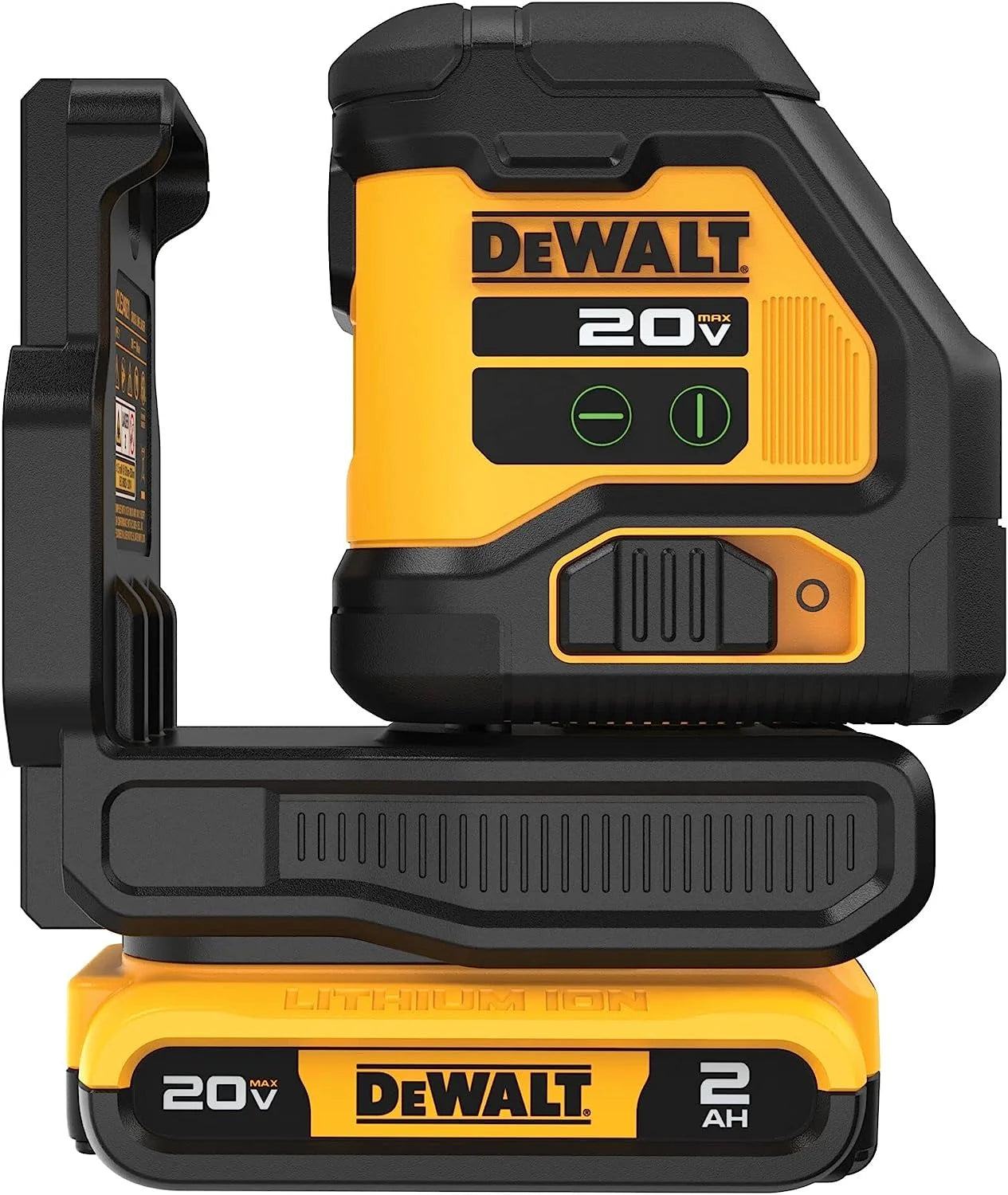 DEWALT 20V MAX, Laser Level Kit, Cross Line Laser, Green (DCLE34021D1)