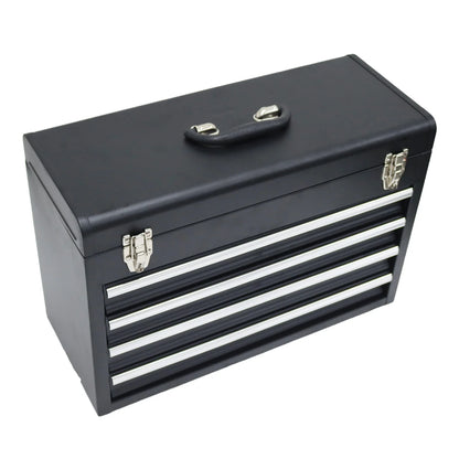 TECHTONGDA 4 Drawer Tool Box Portable Hardware Household Multi-Functional Toolbox with Lock