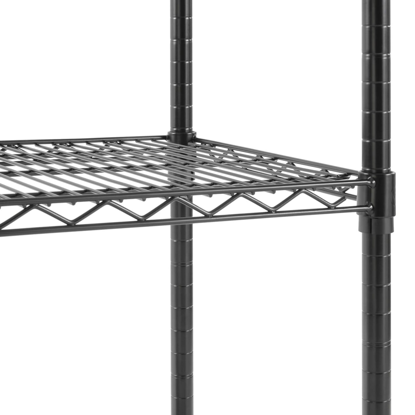 Hyper Tough 5-Tier Multipurpose Wire Shelving Rack, Chrome Color, 3000lbs Load Capacity