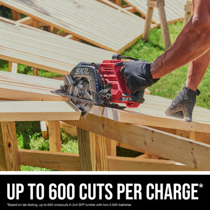 SKIL CR5429B-20 2x20V Brushless 7-1/4'' SKIL Rear Handle Circular Saw Kit