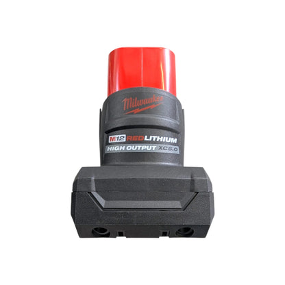 MILWAUKEE M12 REDLITHIUM HIGH OUTPUT XC5.0 Battery Pack Kit (Model 48-59-2450P) - Includes 2 Batteries & 1 Charger - 25% More Power & Runtime