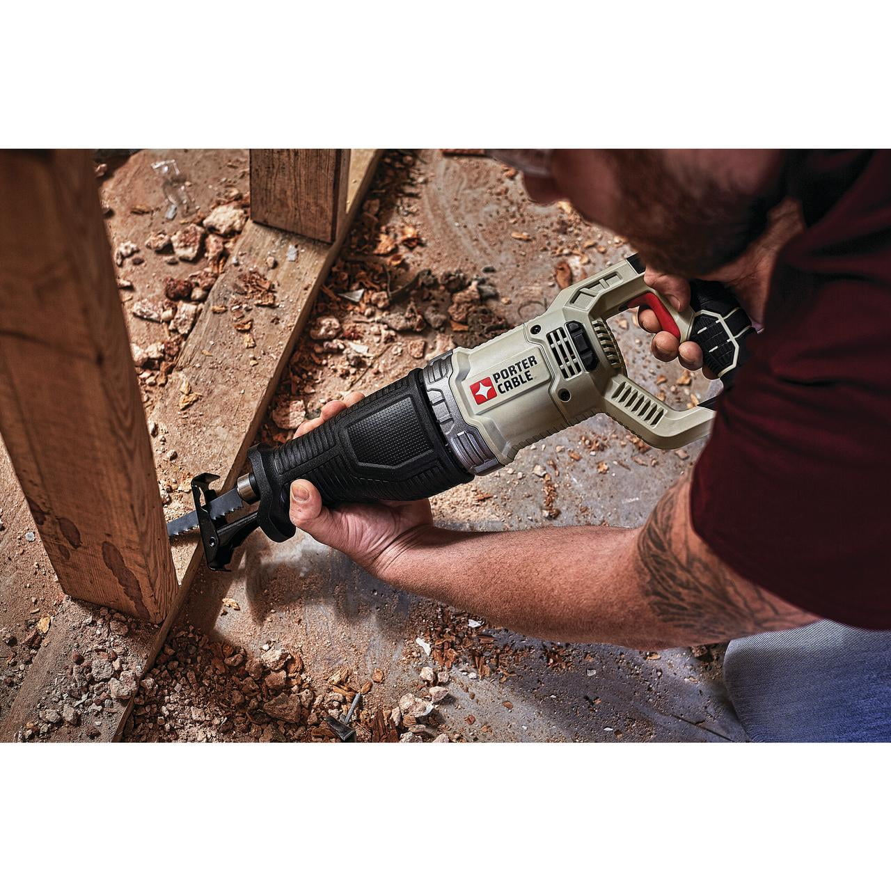 PORTER CABLE PCE360 - 7.5-Amp Variable Speed Reciprocating Saw