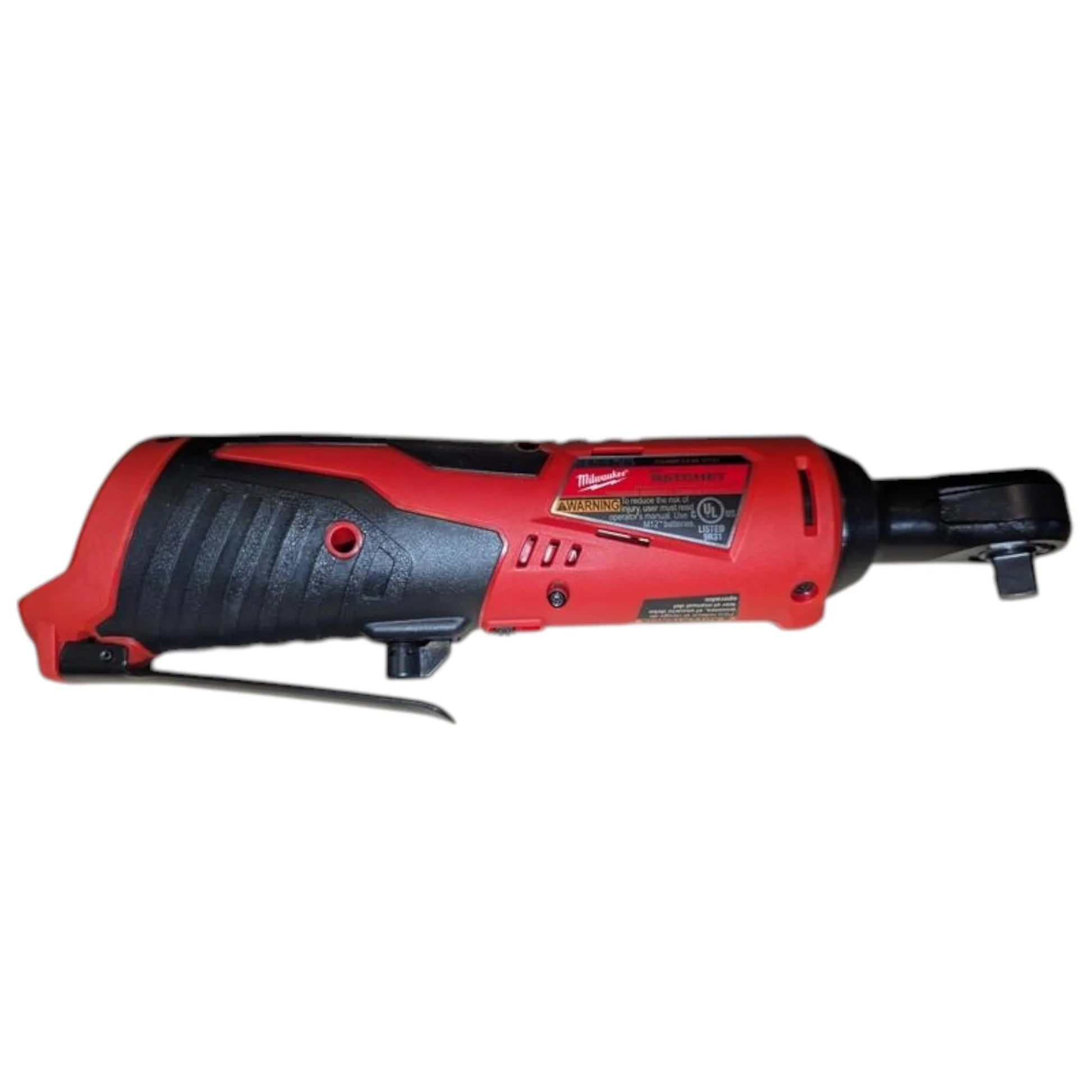 Milwaukee M12 12V Cordless 3/8 in. Ratchet Tool Kit - Includes REDLITHIUM Battery, Charger & Case - Model 2457-21