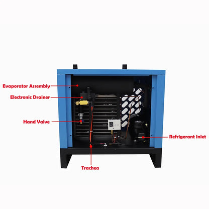 7.5C Refrigerating Dryer Air Compressor Refrigerated Freeze Dryer Compressed Air Dryer Drying Machine 220V