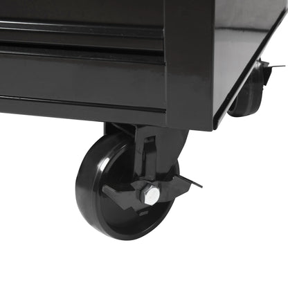 Frontier 26-inch 4-Drawer Base Cabinet Tool Chest, Metal, Black