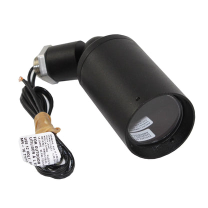 Hadco Lighting MA5-ALS7 Low-Voltage Aluminum Landscape Accent Light Fixture, 20W MR16, Black