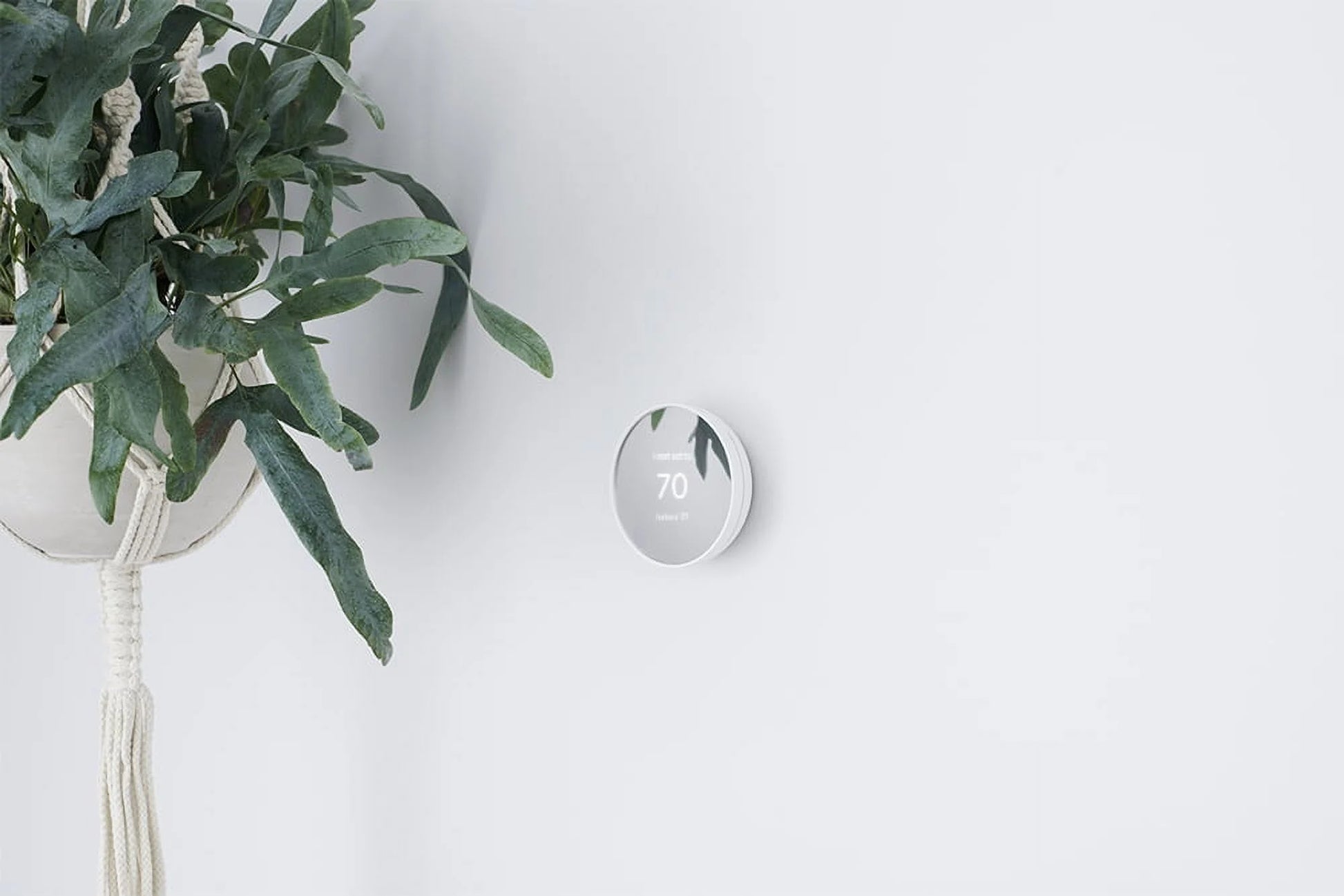 Google Nest Thermostat - Smart Programmable Wi-Fi GA01334-US - Snow