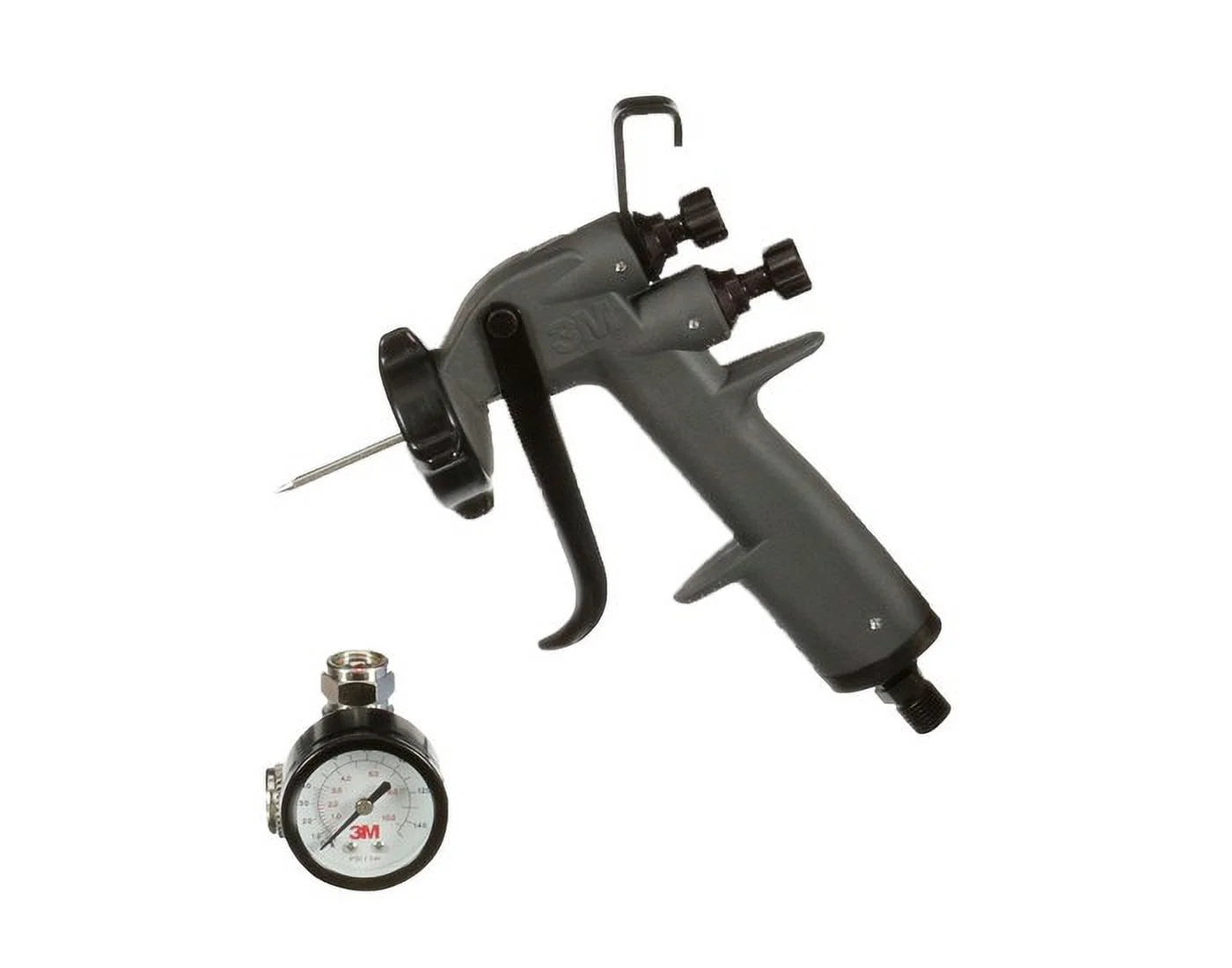 3M 26832 Performance Spray Gun, 1.2 to 2 mm Nozzle Size, 145 psi, 13 scfm
