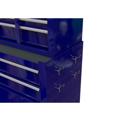 Pouseayar 8-Drawer High Capacity Rolling Tool Chest Storage Cabinet, Blue