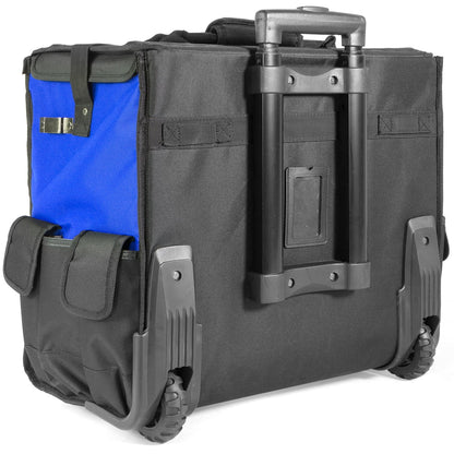 Stark USA 20'' Rolling Tool Bag, Waterproof Tool Bag with Wheels, Portable Storage Organizer Rolling Tool Tote, for Electrician, Construction