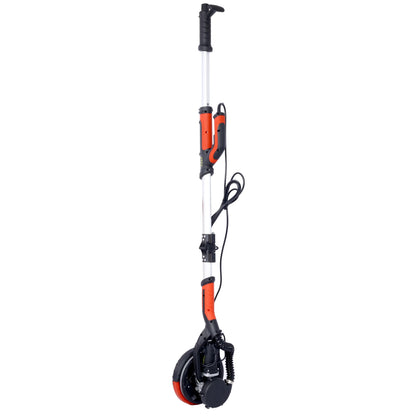 Electric Drywall Sander with Vacuum, 780W Power Sander for Drywall Dustless Floor Sander with Variable Speed 900-1800RPM, LED Light, Extendable, Foldable Handle, 4M Power Cable, Yellow+Black