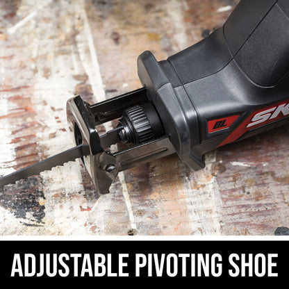 SKIL PWR Core 12? Brushless 12V Cordless Reciprocating Saw with PWR Jump Charger