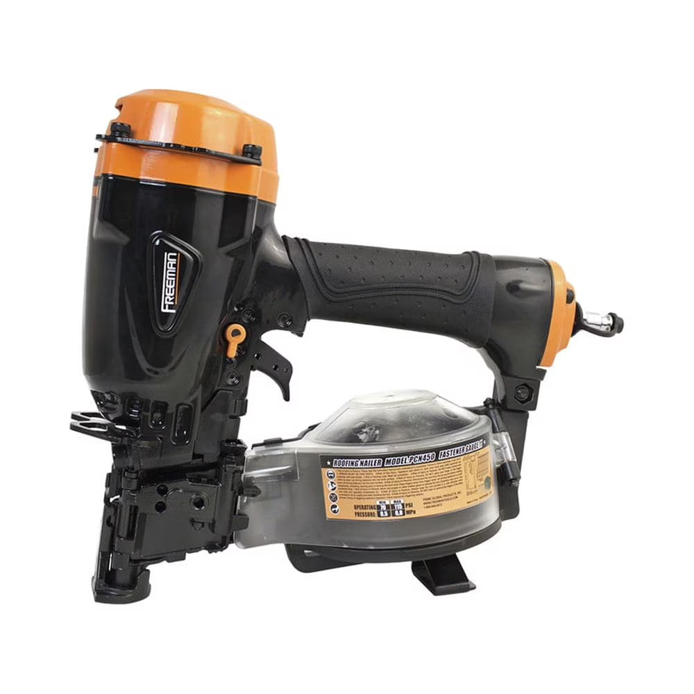 Freeman PCN450 Pneumatic 15 Degree 1-3/4" Rapid Fire Coil Roofing Nailer
