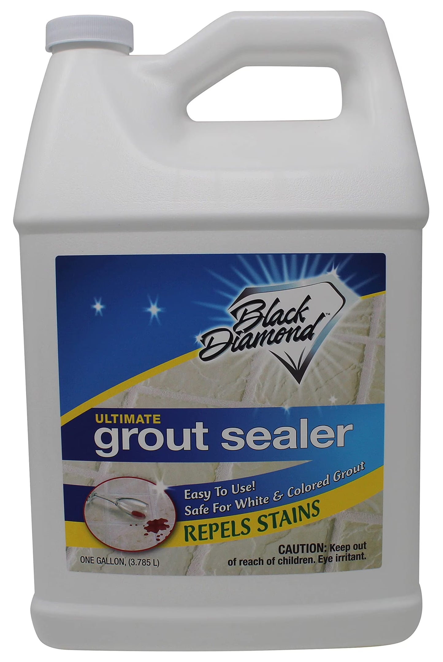 Black diamond stoneworks ultimate grout sealer: stain sealant protector for tile, marble, floors, showers and countertops.