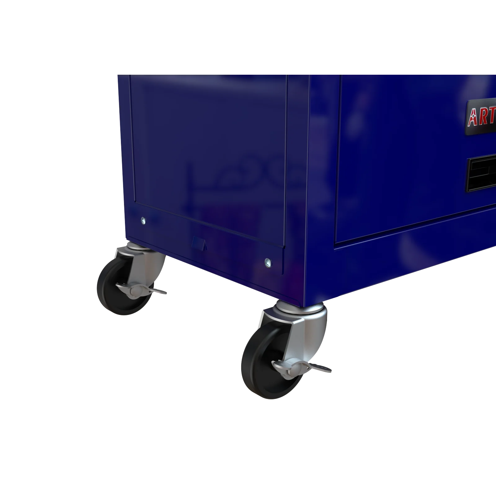 Pouseayar 8-Drawer High Capacity Rolling Tool Chest Storage Cabinet, Blue