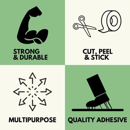 SSBM 1.88 Inch x 60 Yards Green Painter’s Tape 5.7 Mil Easy Tear Design for Multi-Surface Use 24 Rolls