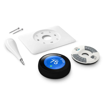 Google Nest Learning Thermostat- 3rd Generation- Mirror Black