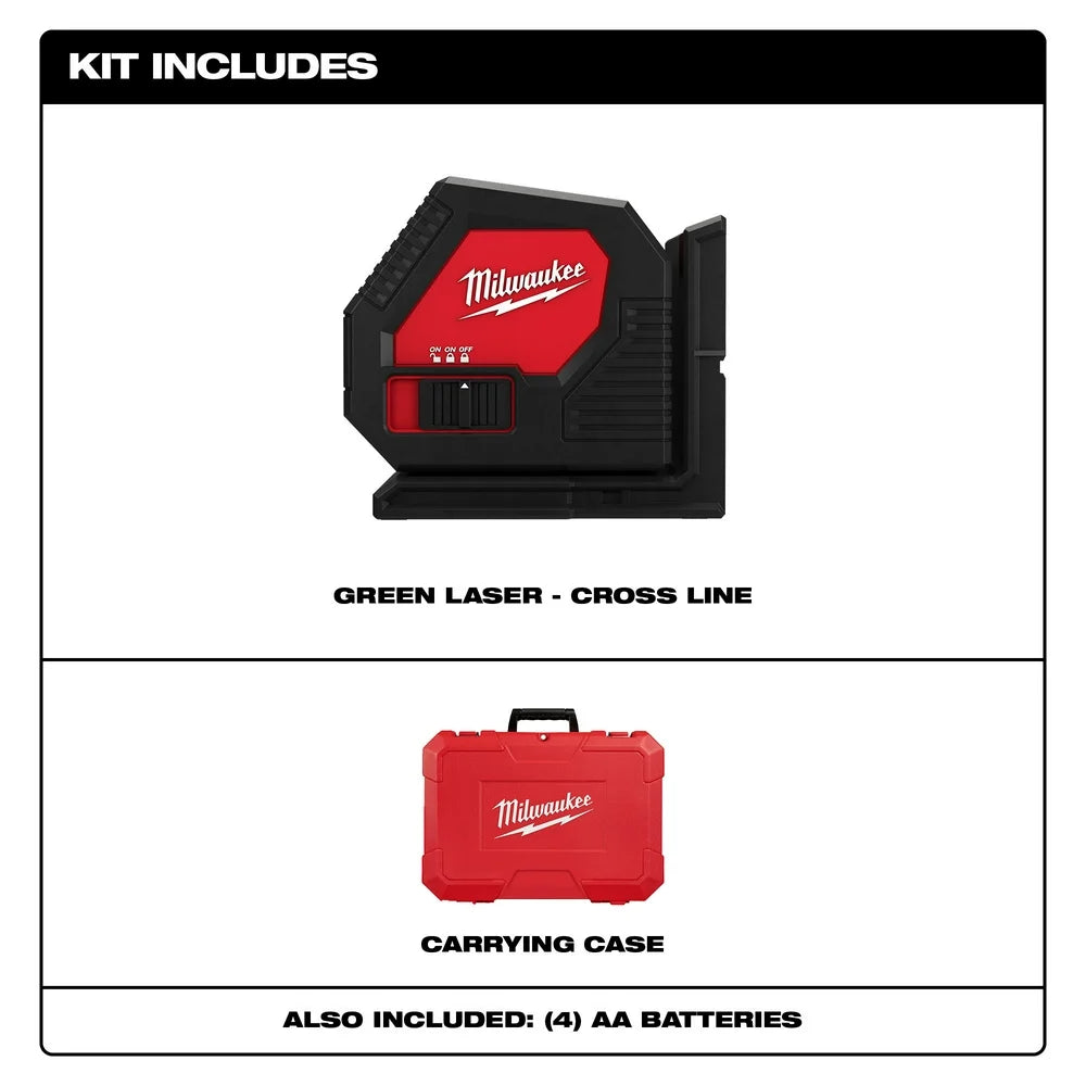 Milwaukee Tool Green Cross Line Laser