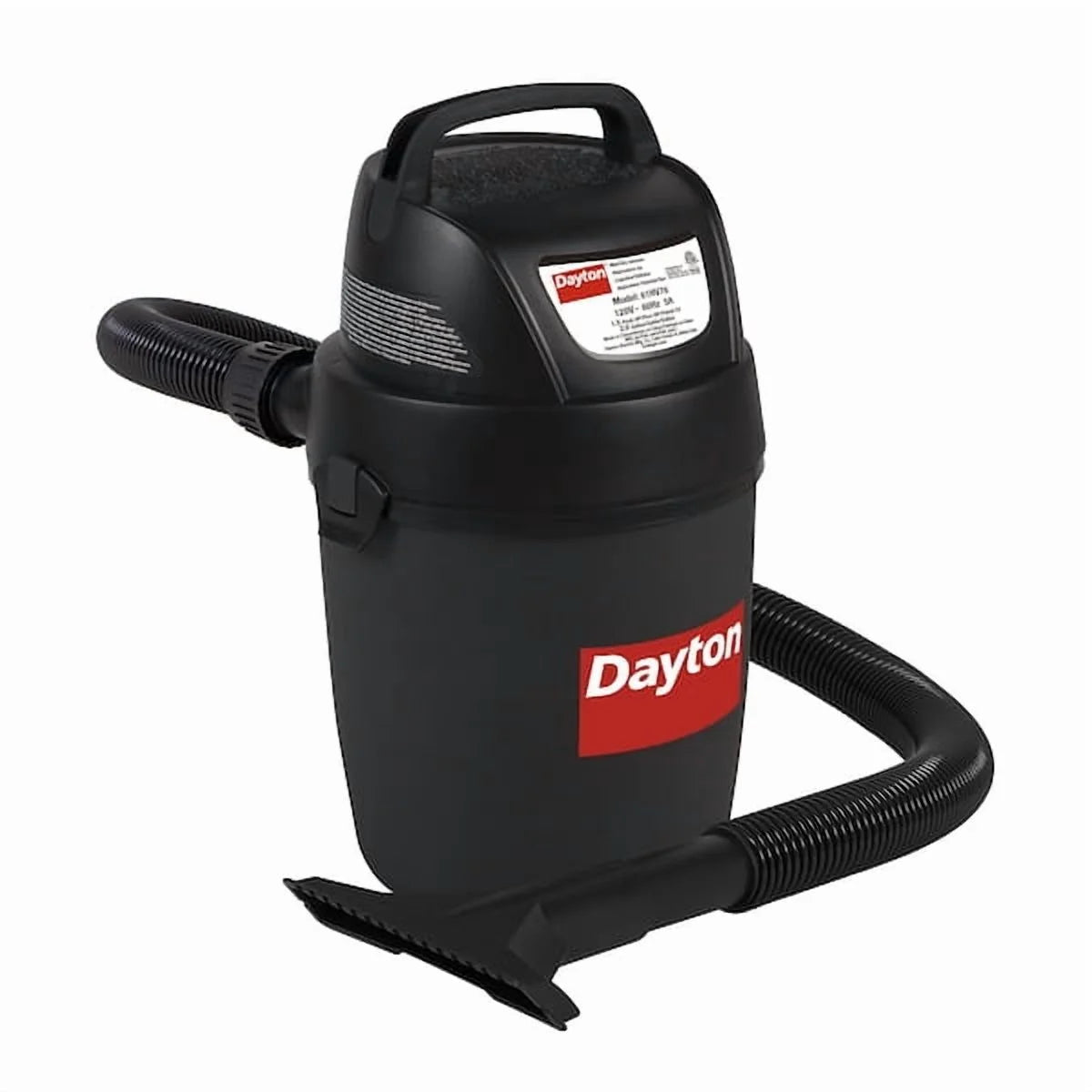 Dayton Portable Wet/Dry Vacuum,2 gal,600 W 61HV76