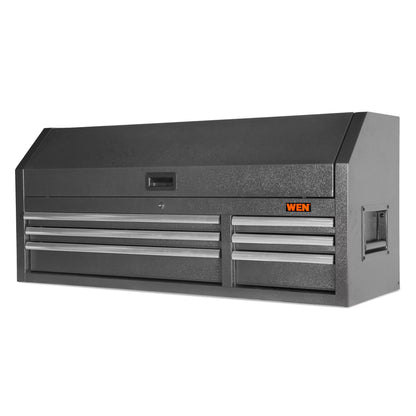 WEN 52-Inch Premium Tool Chest with Heavy Duty 21-Gauge Powder-Coated Steel Construction and Onboard Charging Station (GG531T)