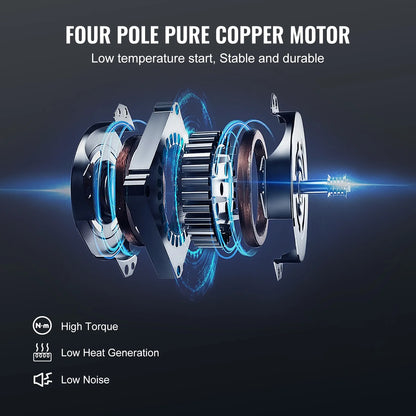 VEVOR 1/4 HP 4.5 CFM AC Vacuum Pump and Gauge Set, Single Stage Rotary Vane HVAC Air Vacuum Pump A/C?RefrigerantKit Manifold Gauge Set, with Three-Color Hose Carry Bag, Applicable to R134a, R410a