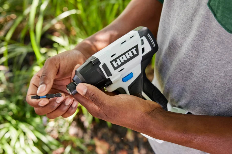 HART 20-Volt Cordless 1/4? Hex Impact Driver 2-Pack 4AH Battery Kit Bundle