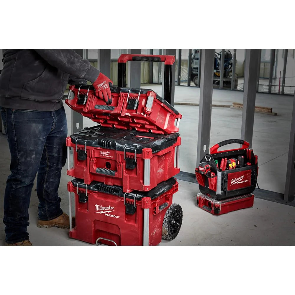 Milwaukee Electric Tool 48-22-8424 Pack out Tool Box, 22", Red