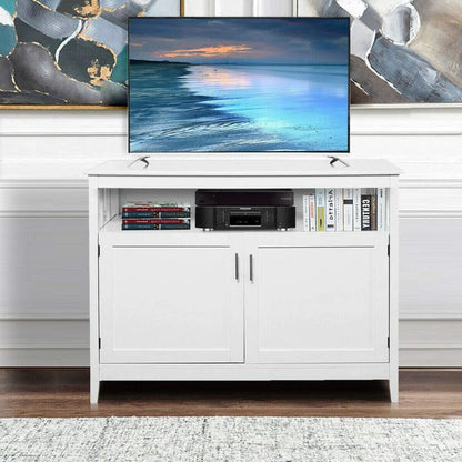 Ktaxon Kitchen Storage Sideboard Dining Buffet Server Cabinet Cupboard, Free Standing Storage Chest Cabinets and Shelf,White