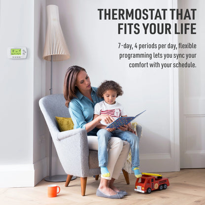 Honeywell Home Wifi 7-Day Programmable Thermostat, White