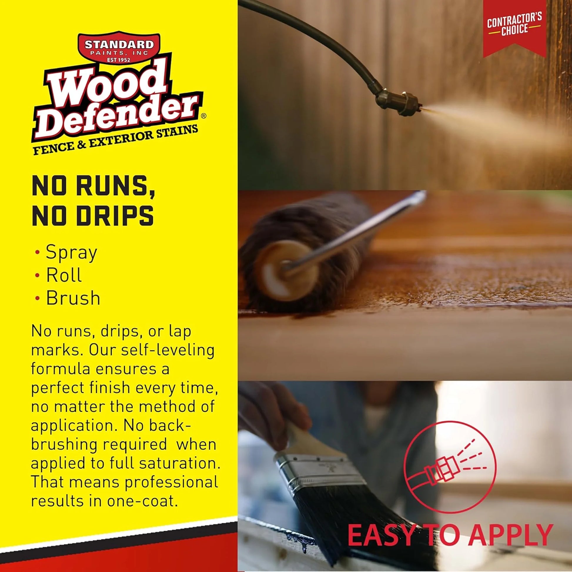 Wood Defender Transparent Fence Stain Clear Glow 5 Gallon