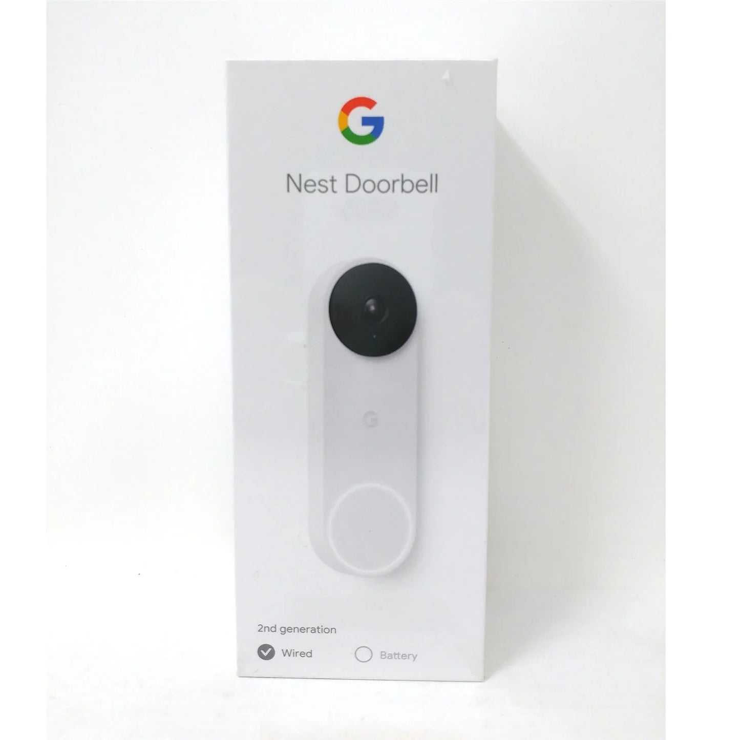 Google Nest Doorbell (Wired, 2nd gen) - Video Doorbell Camera - Doorbell Security Camera - Snow