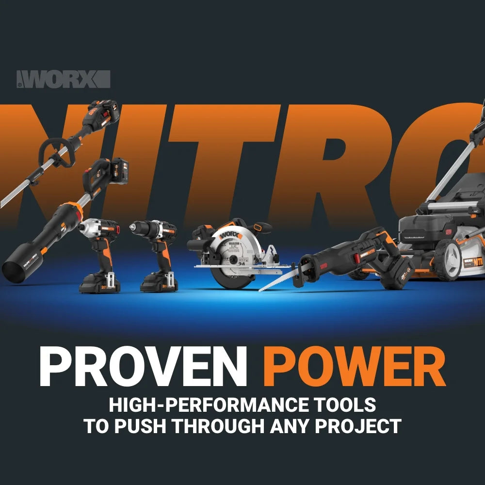 Worx Nitro WX841L.9 20V 16GA Brushless Finish Nail Gun (Tool Only)