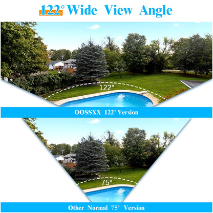 {Full HD 5MP} Outdoor Wired Security Camera System with Night Vision, No Hard Drive