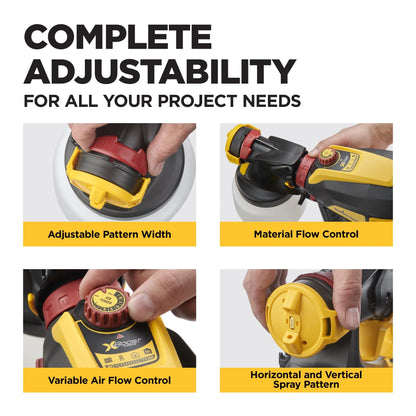 Wagner Cordless HVLP Sprayer w/2 batteries & charger, Flexio 3550 18V Sprayer