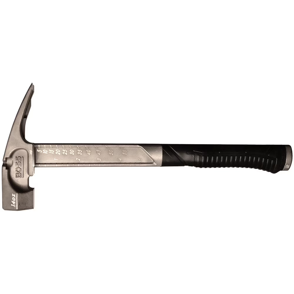 Boss Hammer BH14TIS 14 oz. Pro Series Smooth Face Full Titanium Hammer
