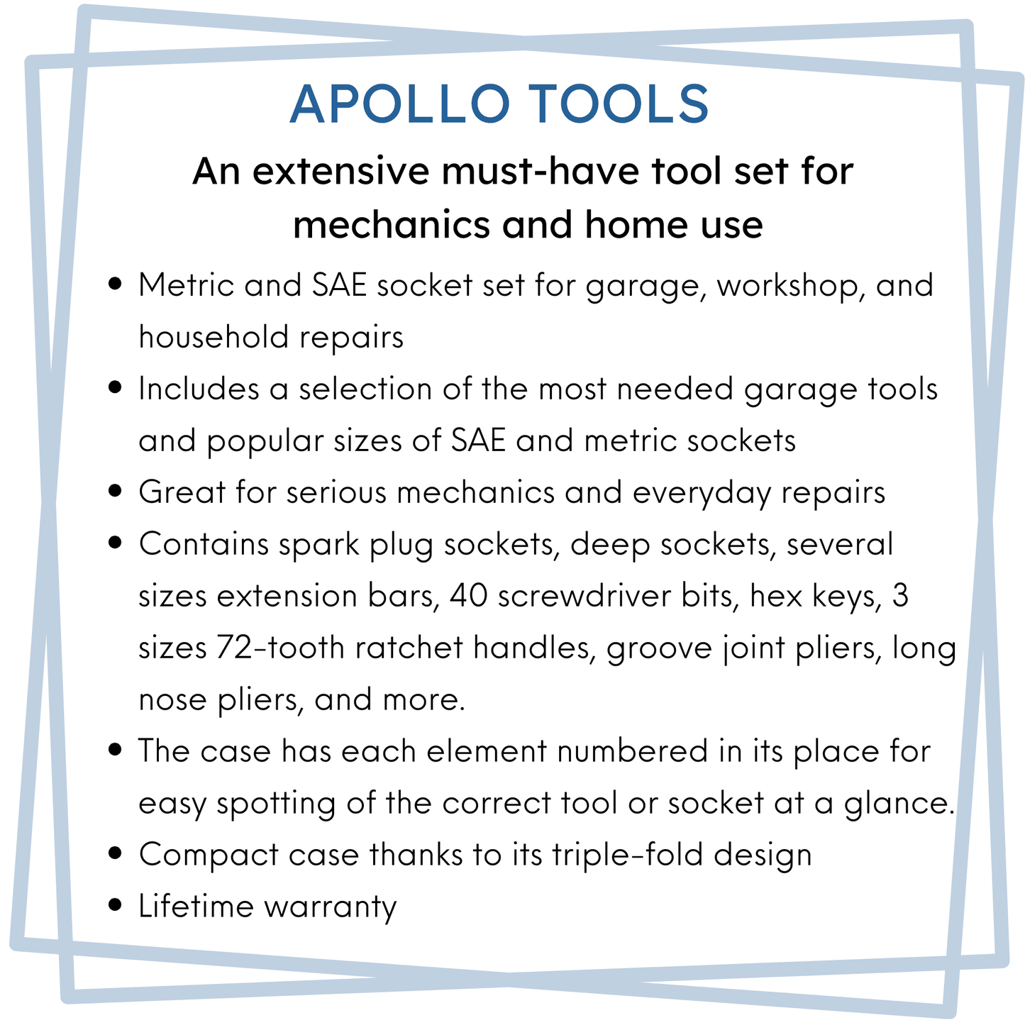 163 Piece Mechanics Tool Kit -- DT0002