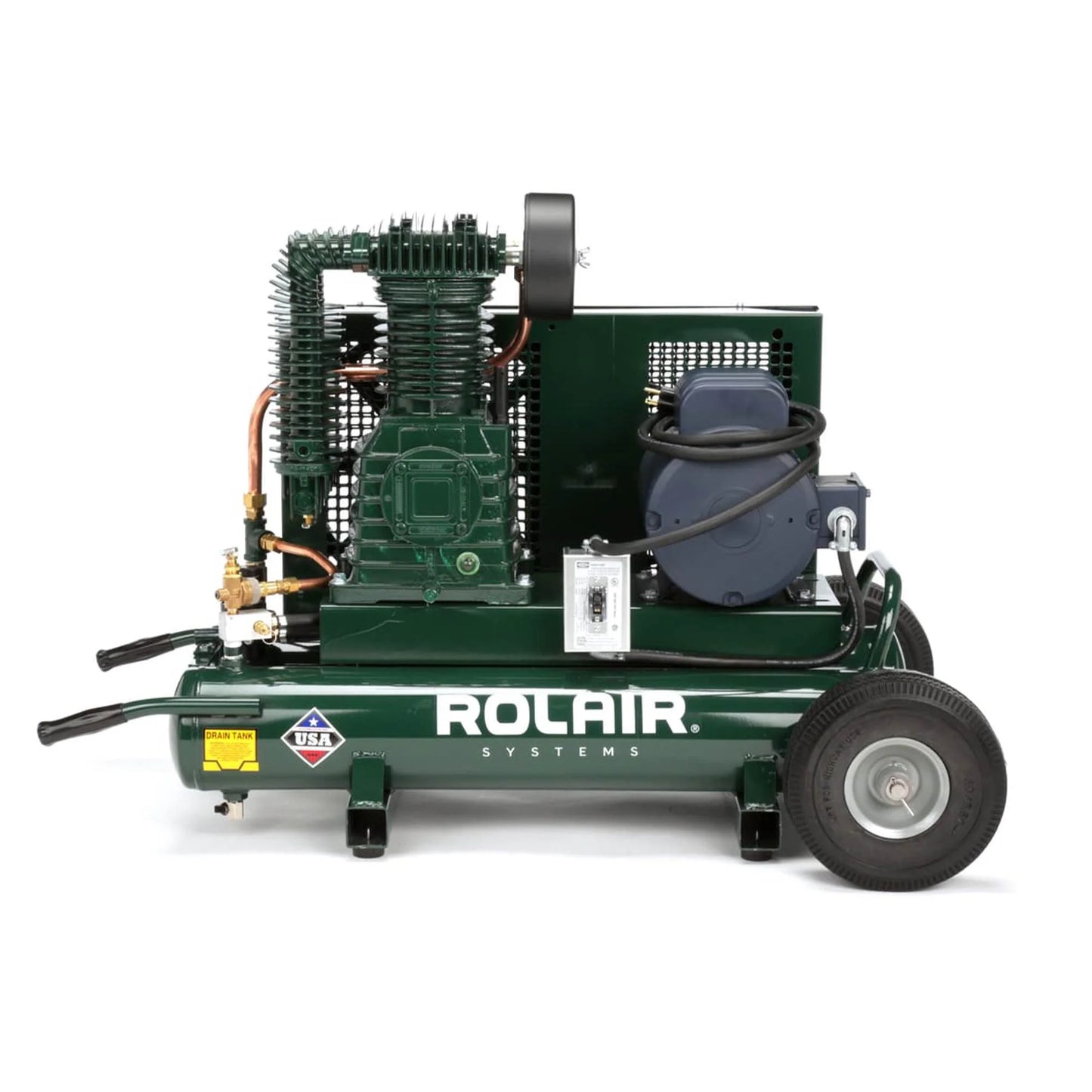 Rolair 5230K30CS 9 Gallon Electric Powered Wheeled Portable Air Compressor