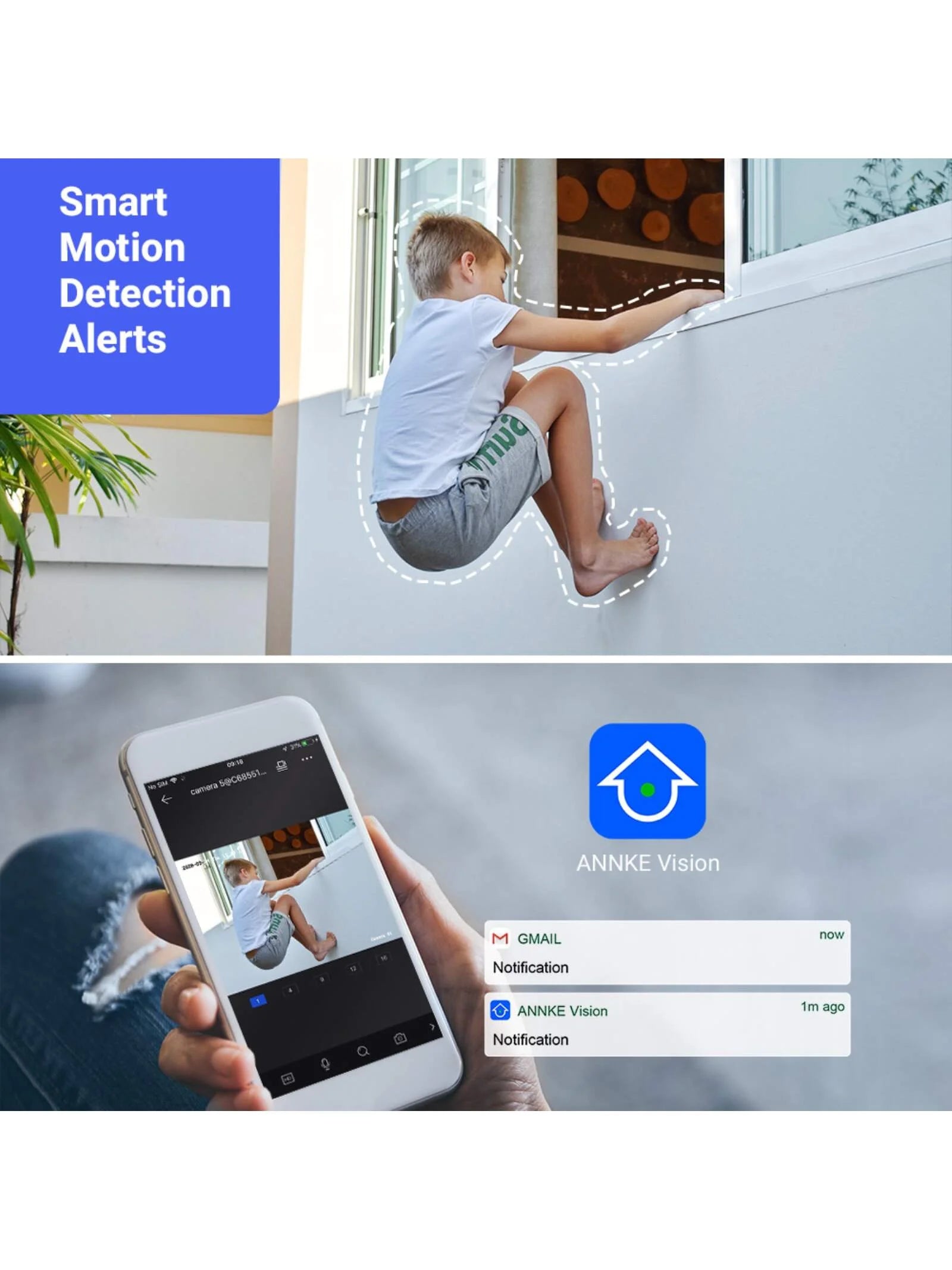 ANNKE PoE Security Camera 4K 8 Channel H.265+ NVR 5MP IP Turret Cameras with AI Vehicle Detection