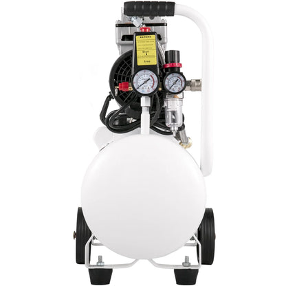 Ultra Quiet Air Compressor 6.6 Gallon 1 HP Oil Free Compressor 115 PSI