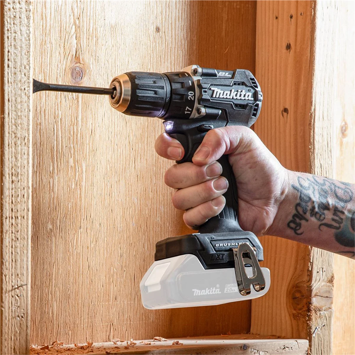 Makita XFD15ZB 18V, Cordless.5 in. Drill Driver, 350 in-lbs 1700 RPM